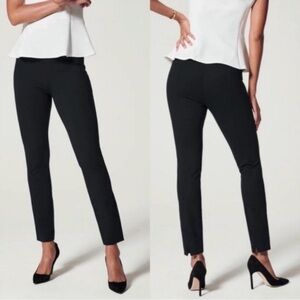 SPANX Black Ankle Pants - Perfect Collection - with Backseam and Ankle Slit